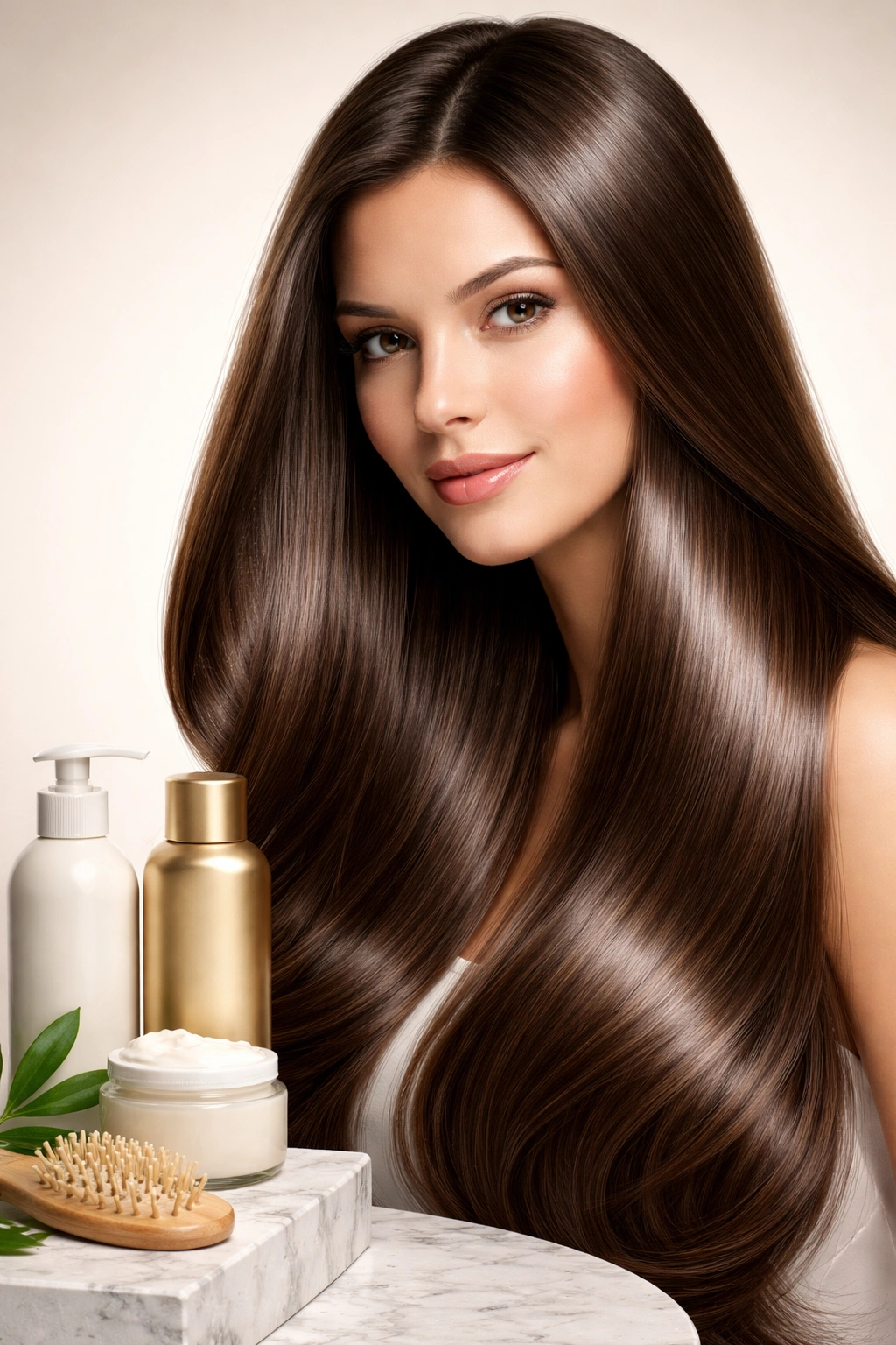 Sleek, hydrated hair with no static flyaways