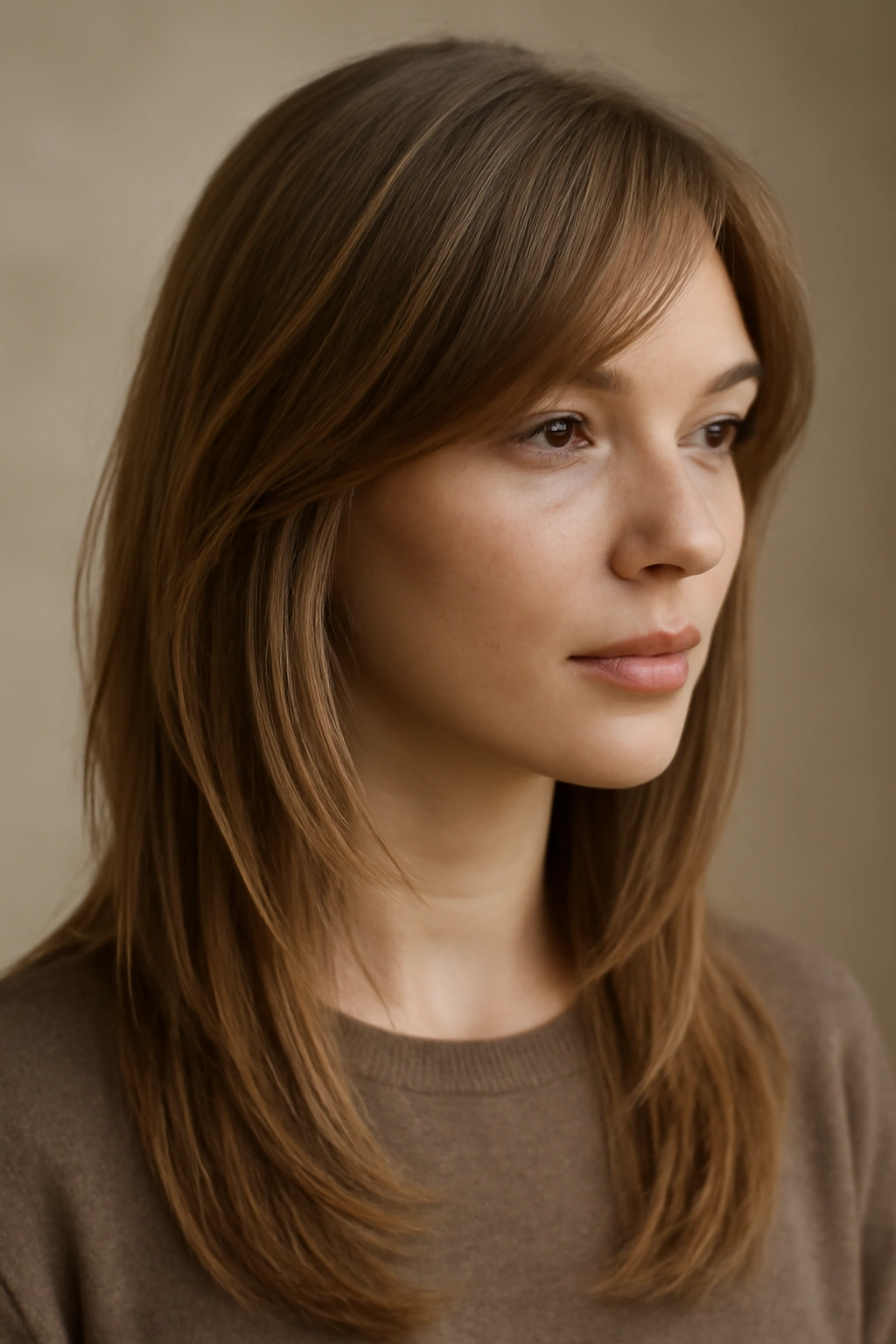 20 Layered Haircuts Sorted by Length and Hair Type 10 Long, fine hair with subtle feathered layers around the face