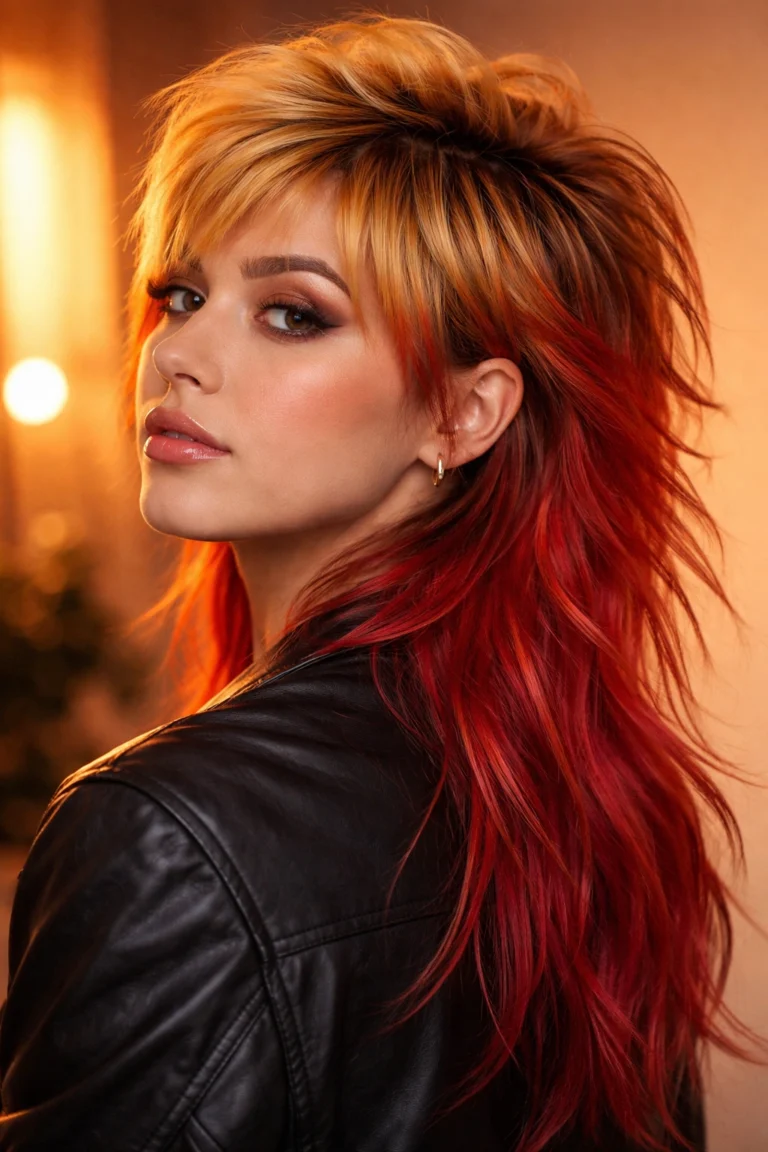 12 Dyed Mullet Haircuts Full of Personality