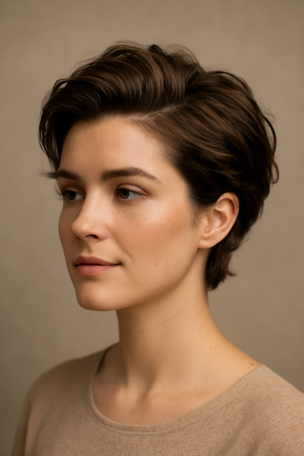 10 Pretty Bridesmaid Hairstyles for Short Hair 10 Textured swept-back hairstyle with volume on short hair