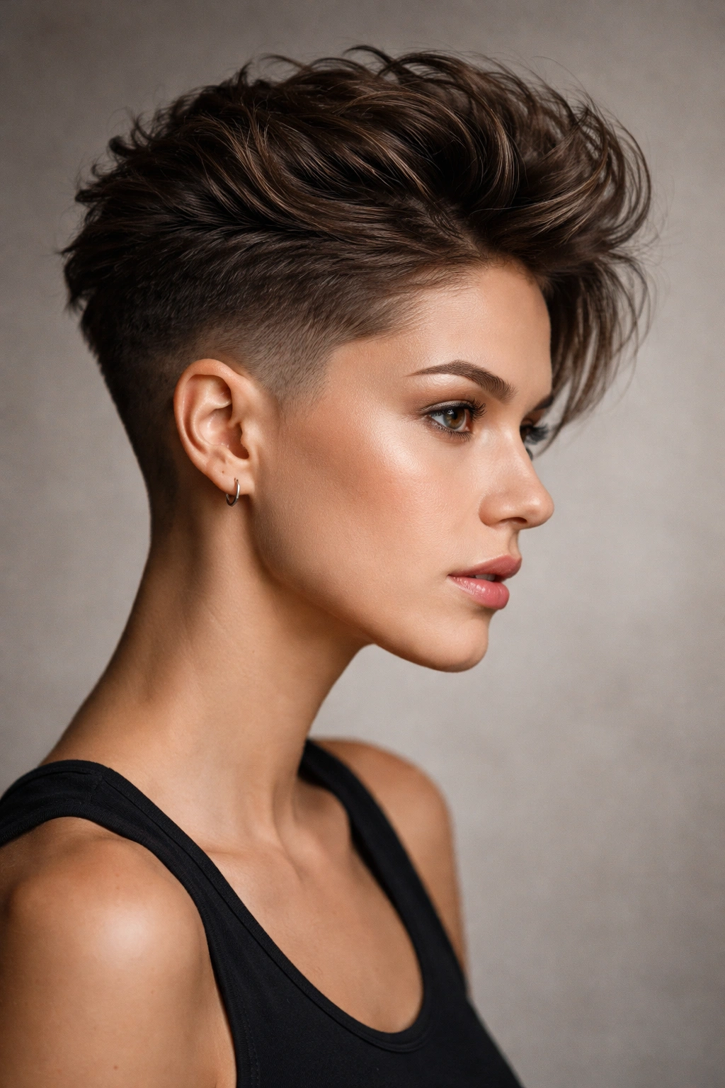 10 Short Haircuts That Help Control Frizzy Hair 5 Tapered undercut with shaved sides and a longer textured top.