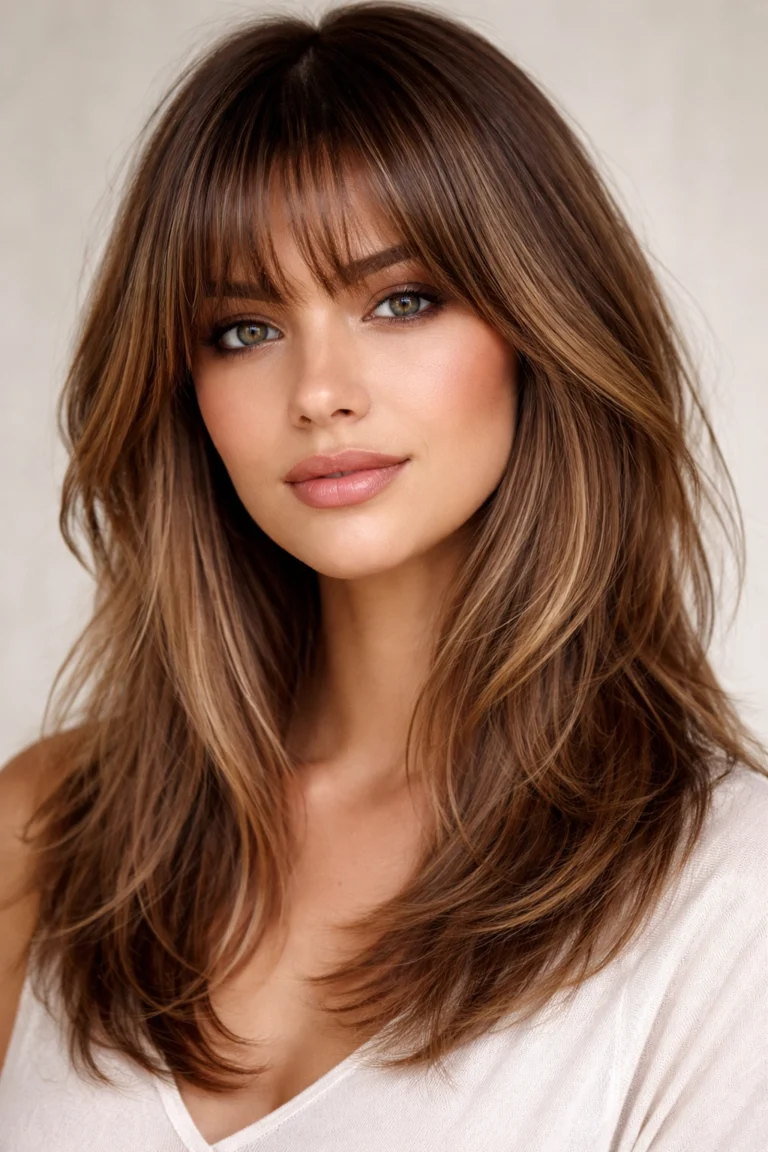 20 Medium Hairstyles With Bangs For Any Face