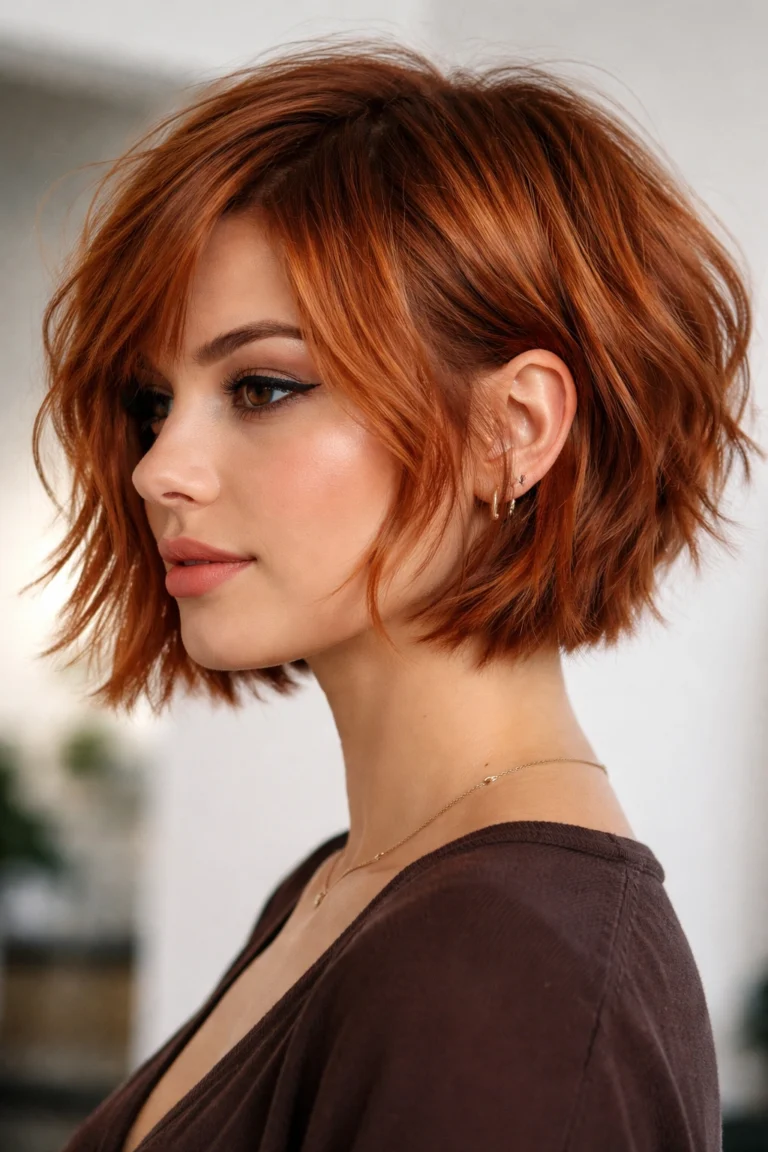 10 Short Copper Haircuts with a Gorgeous Warm Glow
