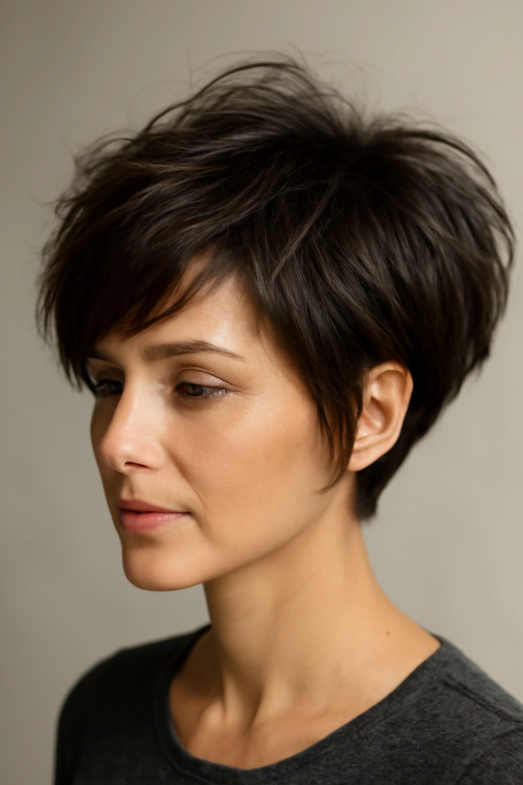20 Bob Haircut Ideas From Short To Long Lengths 12 Short textured bob with extra volume on the crown