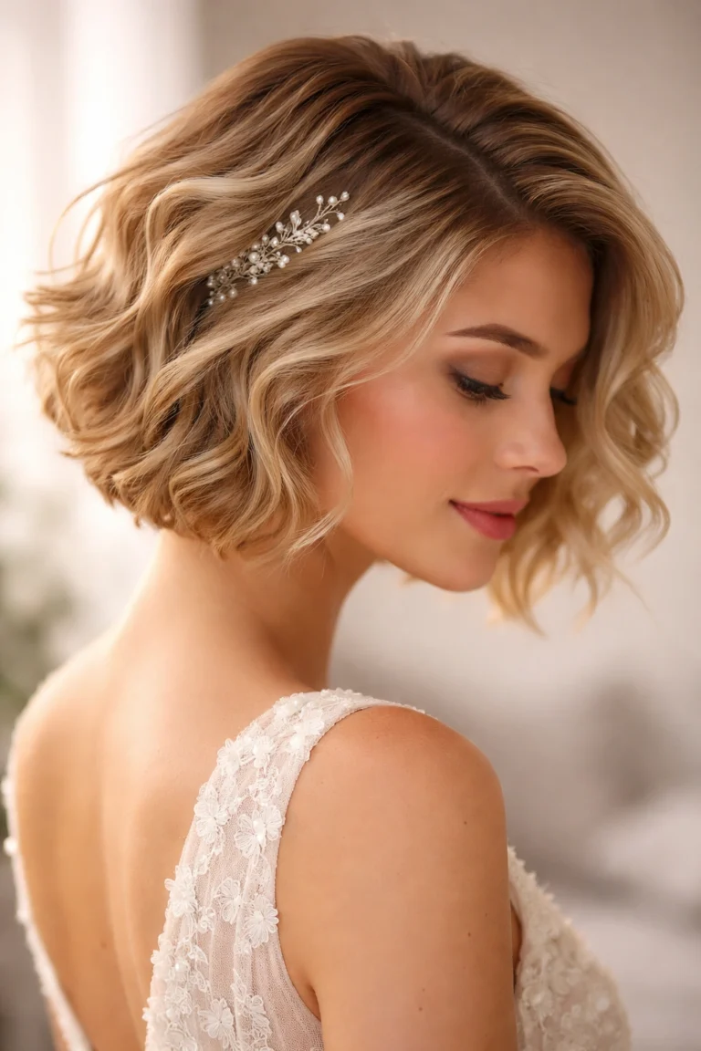 Planning a Wedding With Short Hair? 10 Bridal Looks