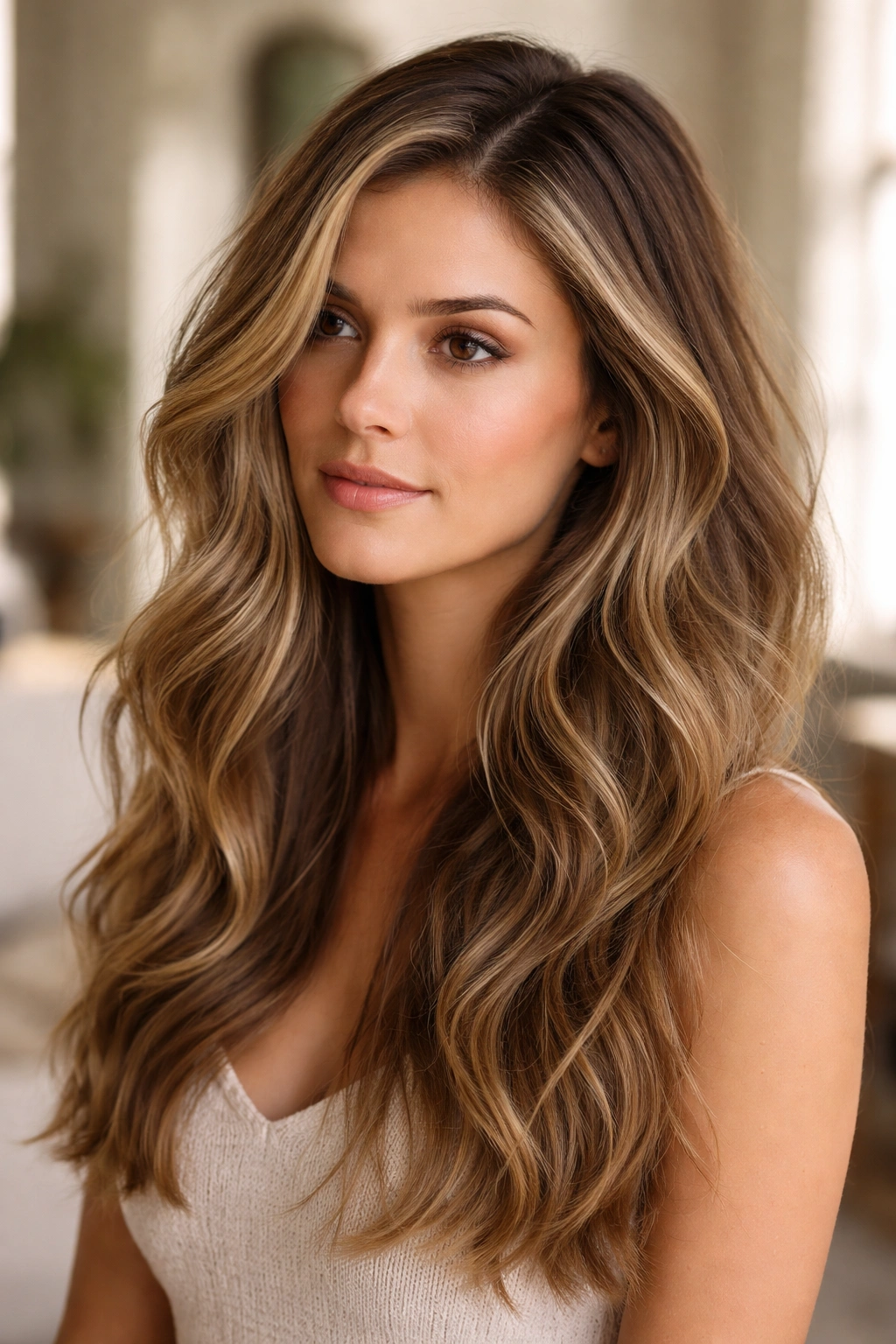 12 Side Part Hairstyles Everyone Is Getting Now 4 Textured waves with side part creating a dreamy, voluminous hairstyle