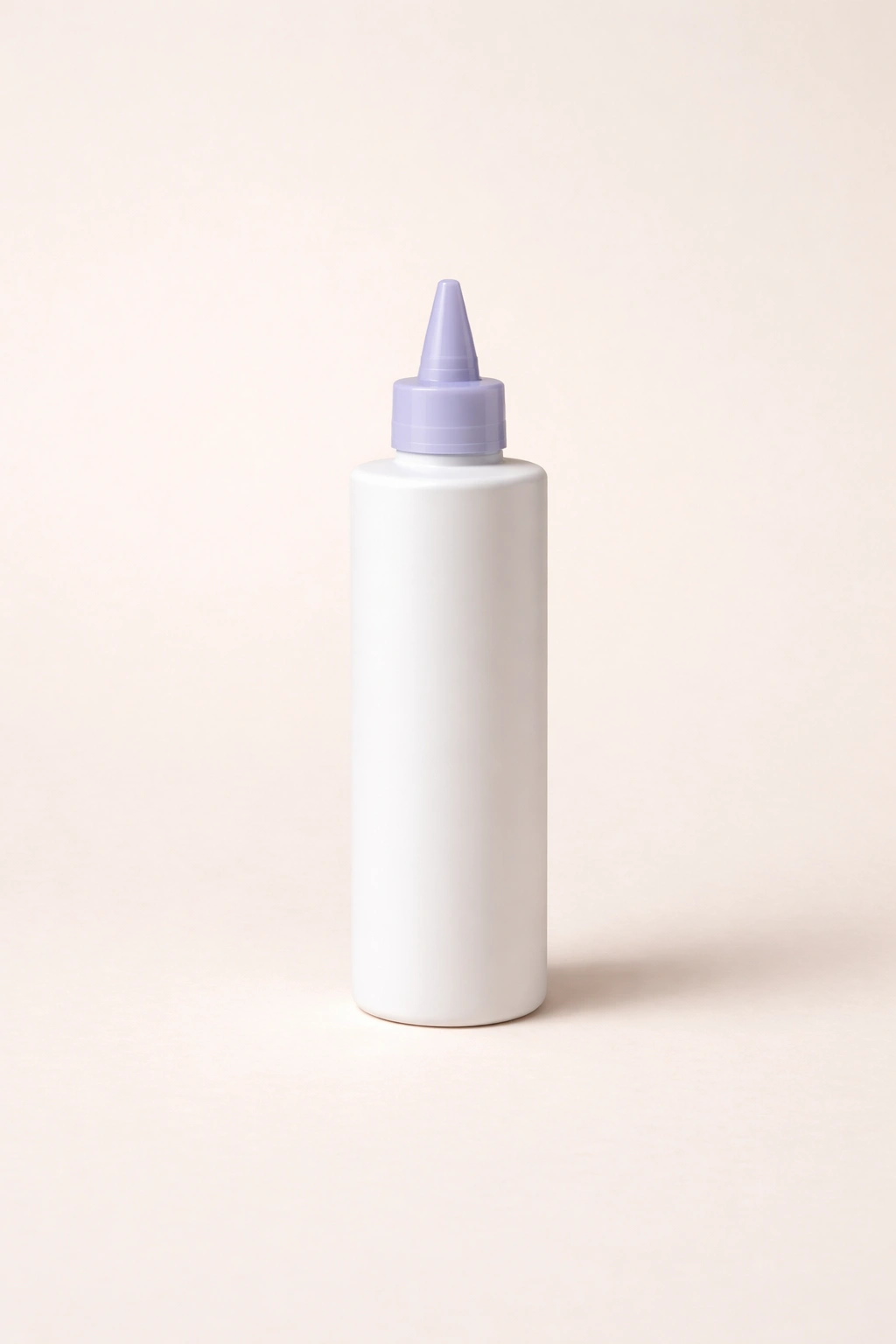 Toner bottle centered on neutral background highlighting tonal mistakes concept
