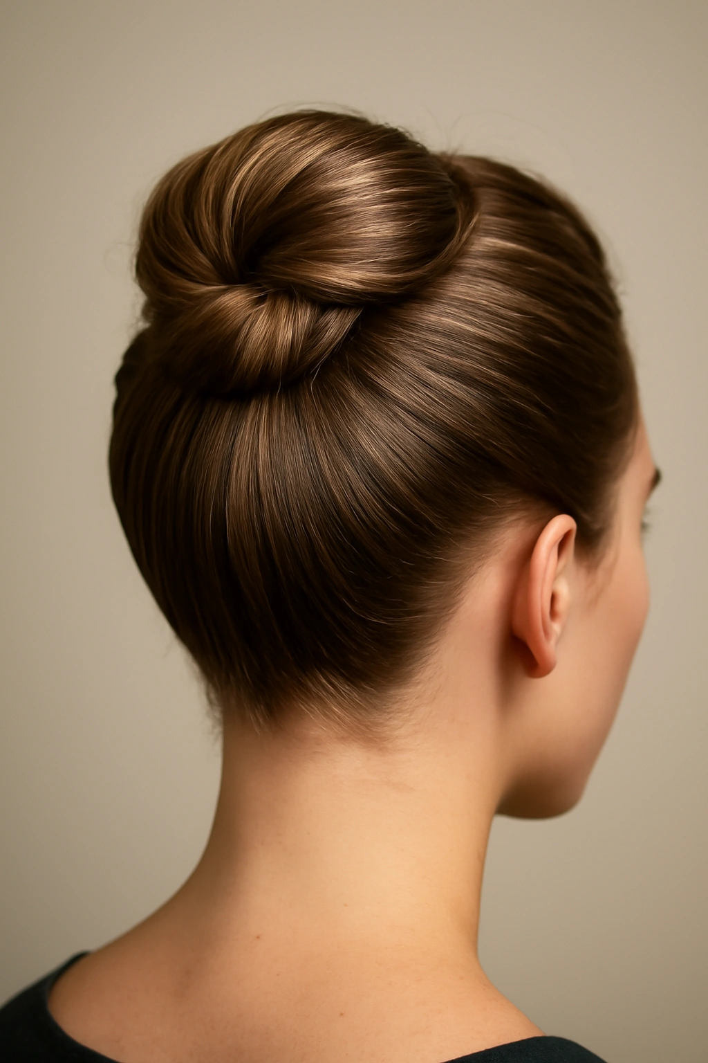 15 Easy Short Hair Updos That Work for Any Occasion 11 Sleek sculpted top knot at the crown