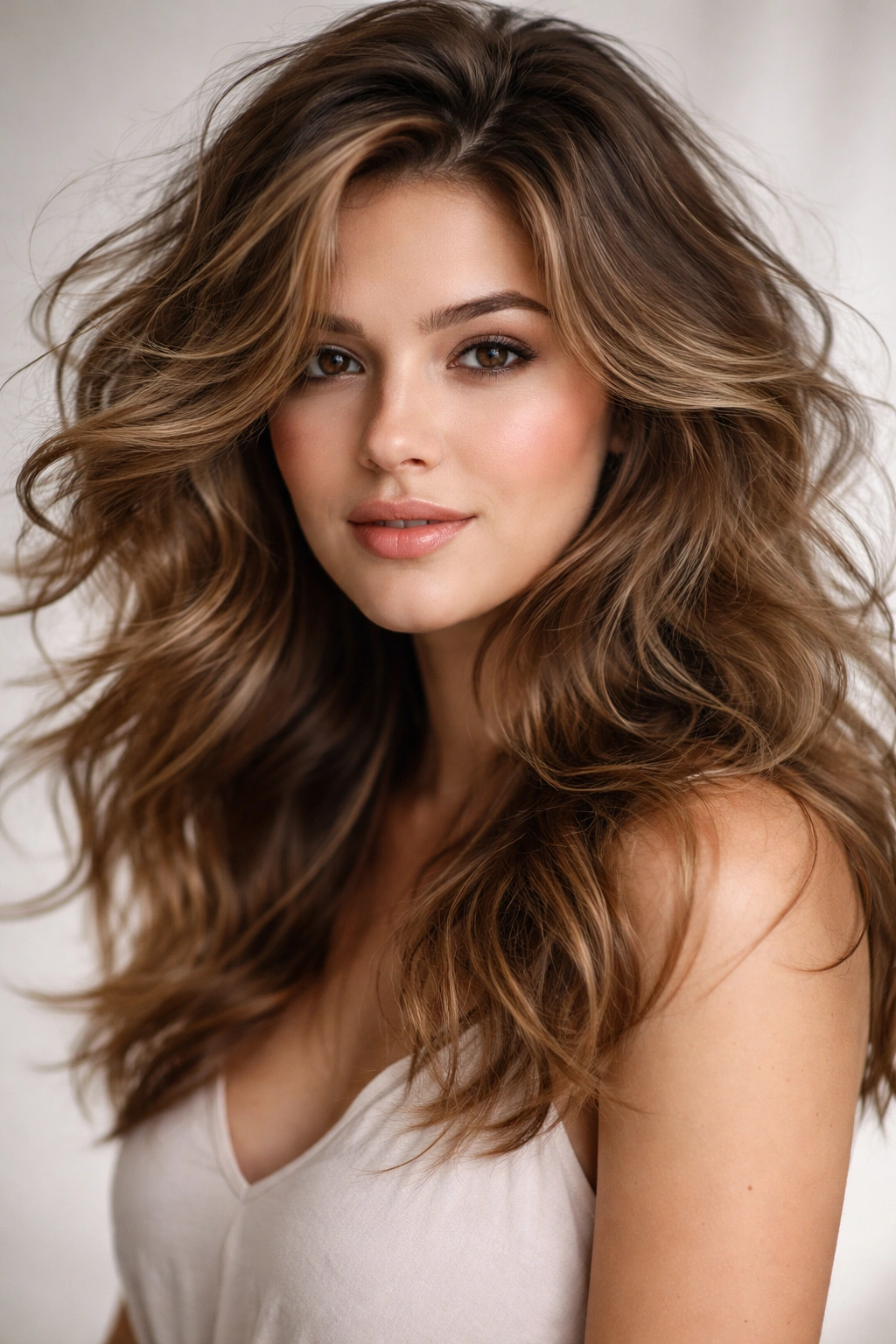 12 Hairstyles Perfectly Suited To A Round Face 4 Tousled waves with texture and volume