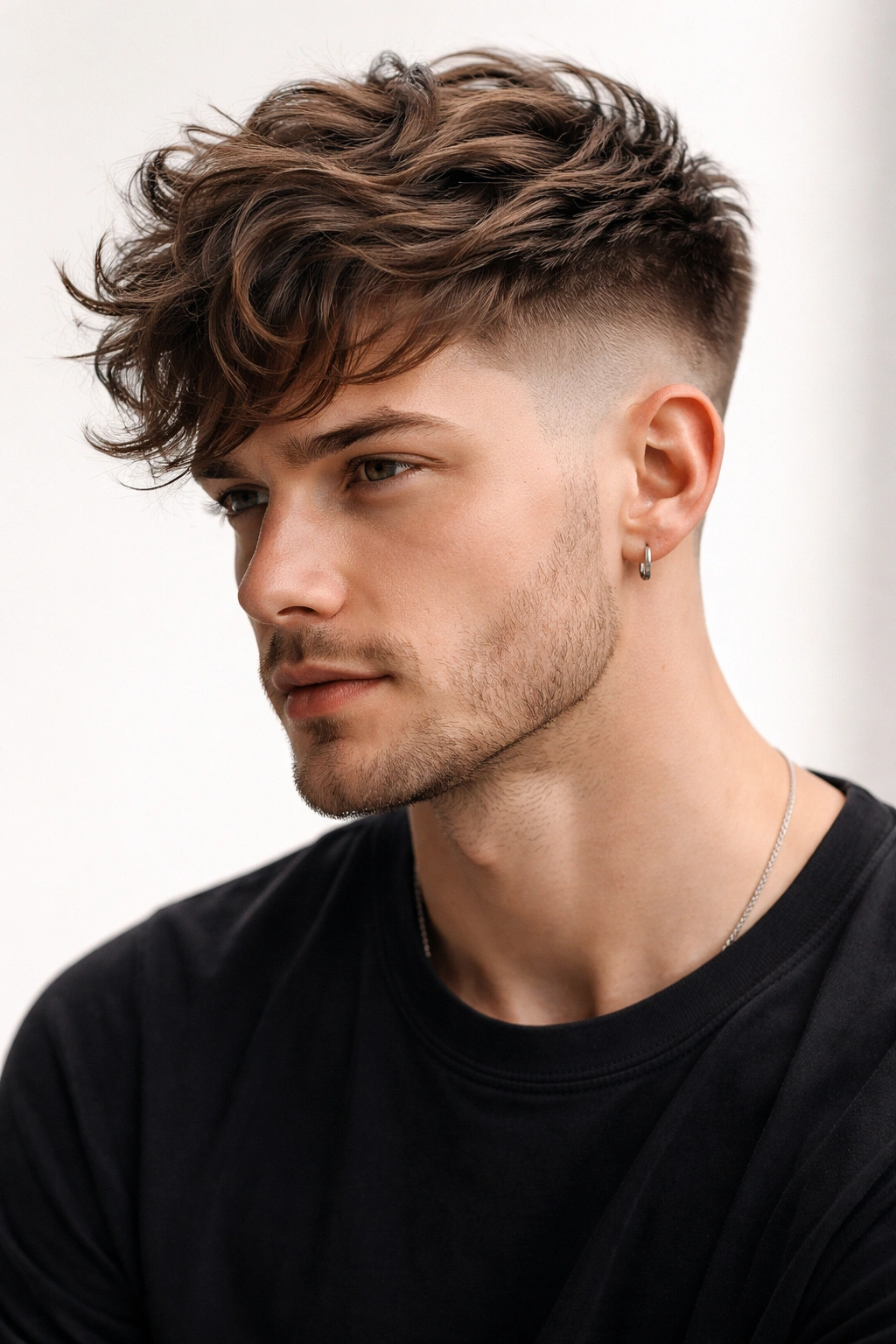 20 Wavy Hairstyles At Every Length You Ll Want 17 Tousled waves with undercut design, bold contrast between top waves and shaved sides