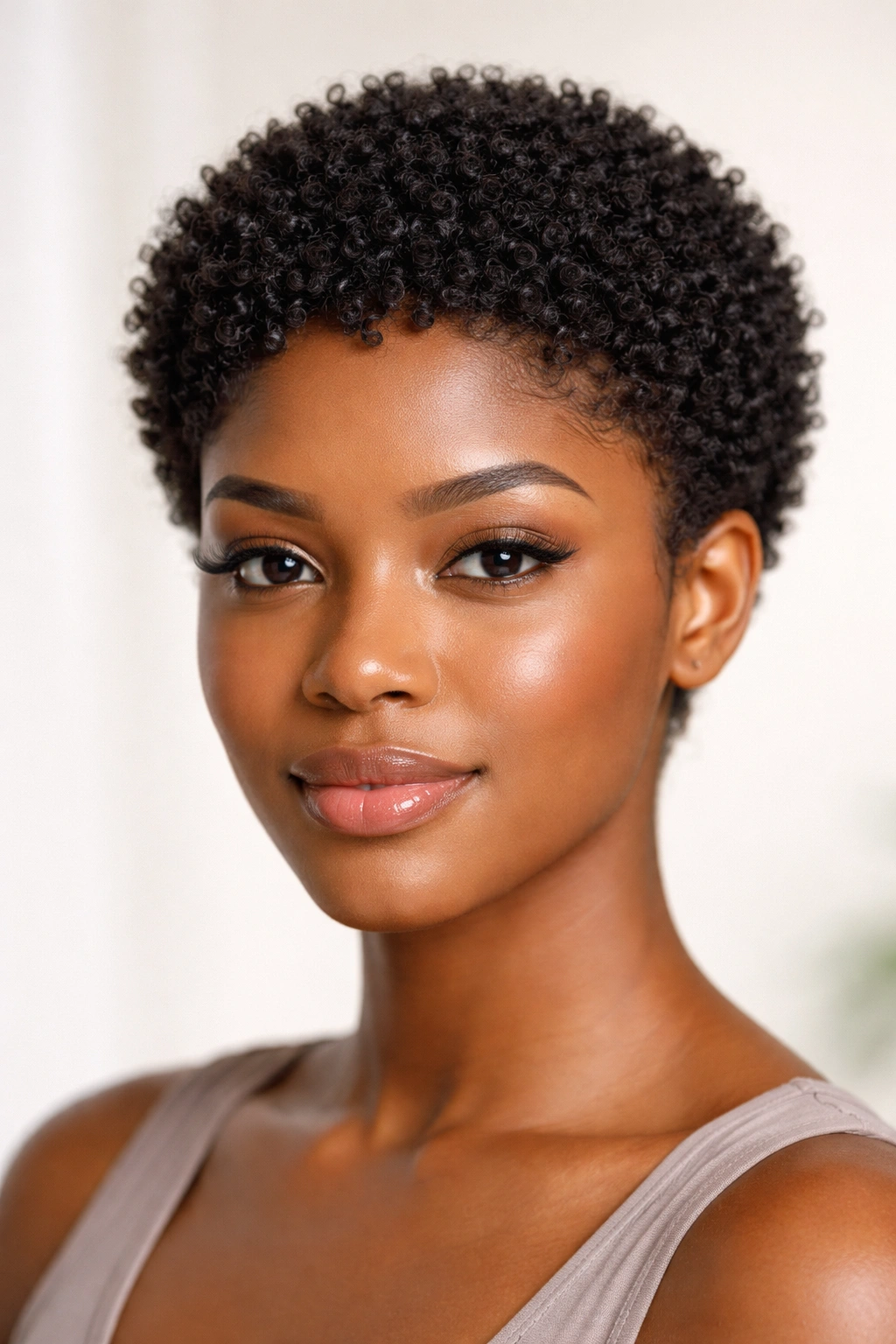 Dense 4C Teeny Weeny Afro close-up showing full volume