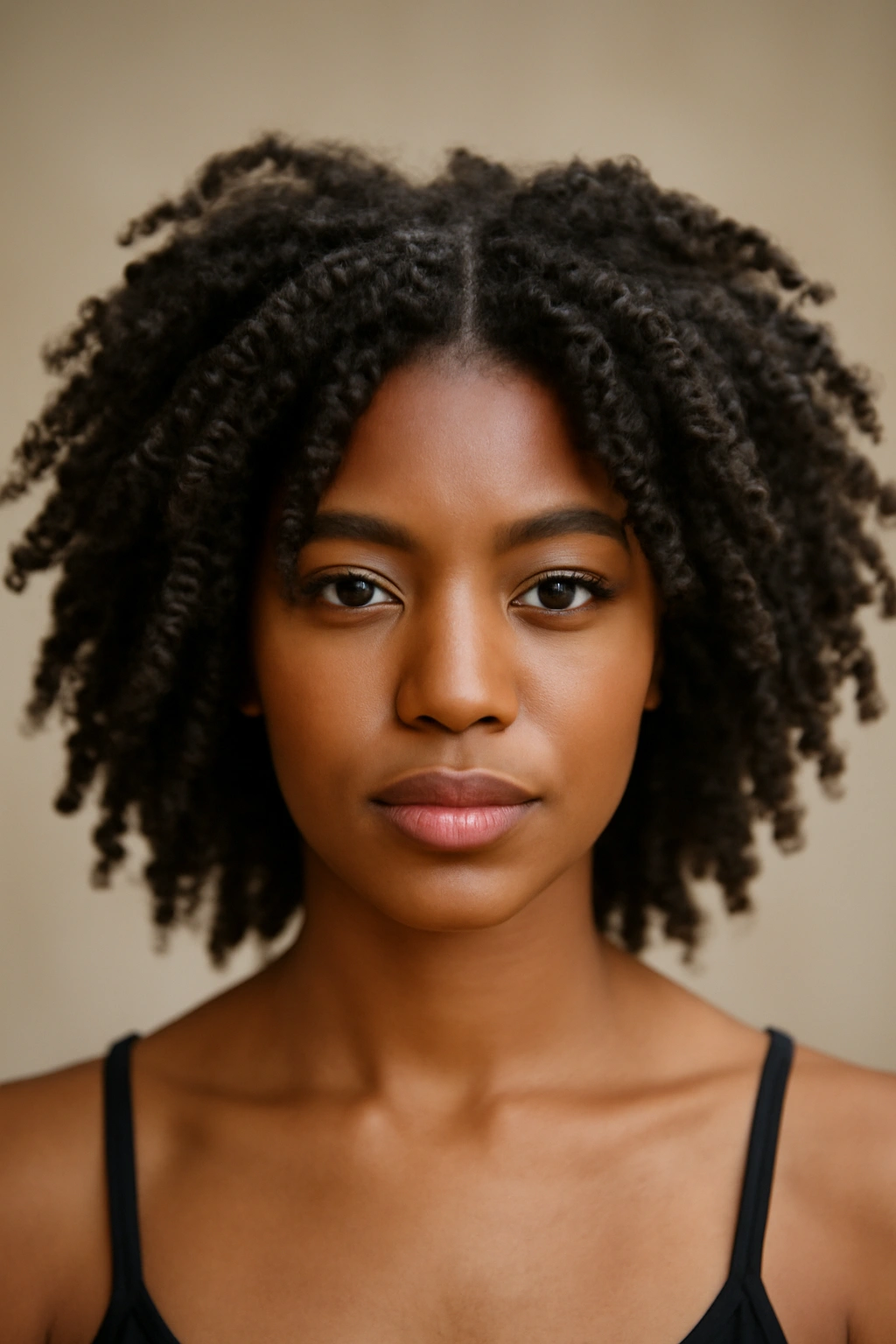 20 Hairstyles for Black Women Sorted by Hair Texture 10 Twist-out hairstyle with defined curls on natural black hair.