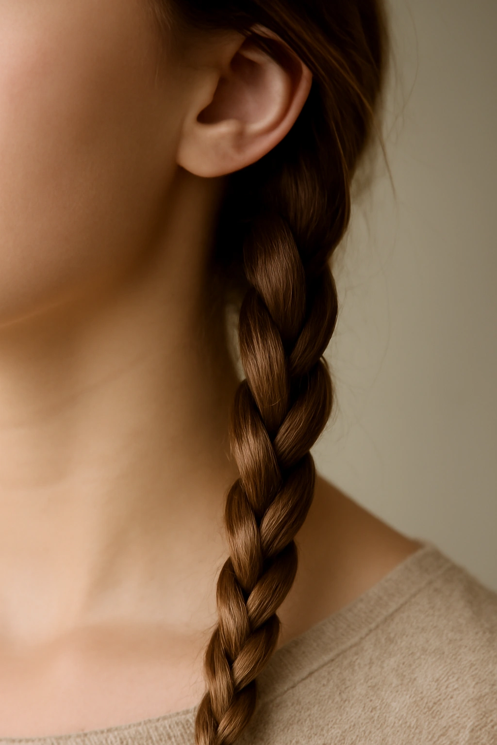 18 Kids Braid Styles That Work for School and Play 17 Close-up of a two-strand twisted braid on a head