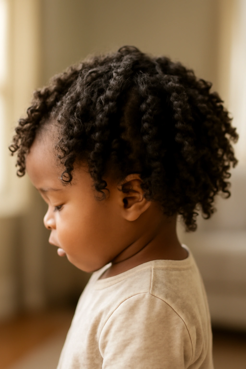 15 Adorable Natural Hair Braids for Toddlers 14 Toddler hair with twistout curls after unraveling two-strand twists