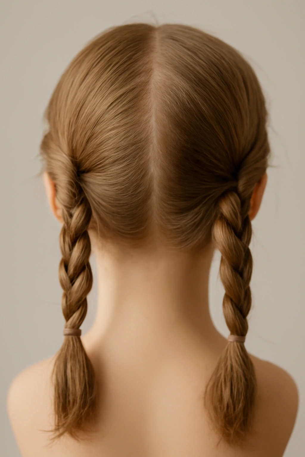 15 Quick and Easy Toddler Braids for Busy Mornings 2 Close-up of two-strand twists forming twin pigtails on hair
