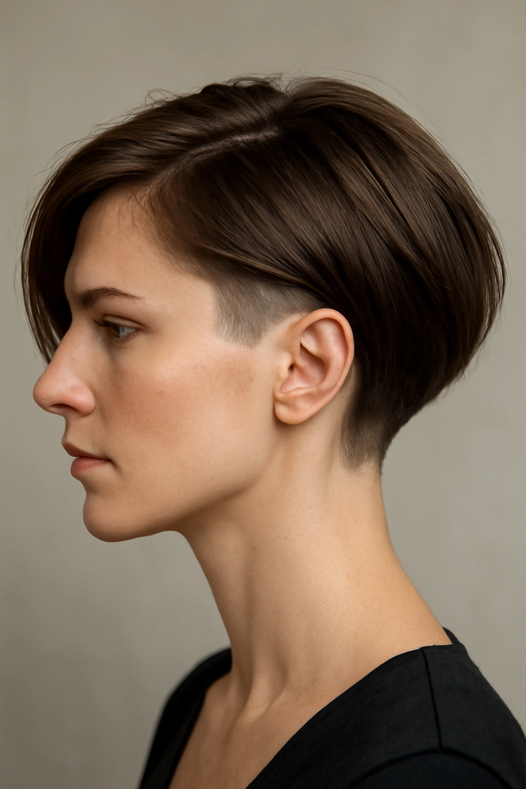 18 Short Bob Cuts For Fine And Thick Hair Alike 12 Undercut bob with visible nape undercut and longer top hair