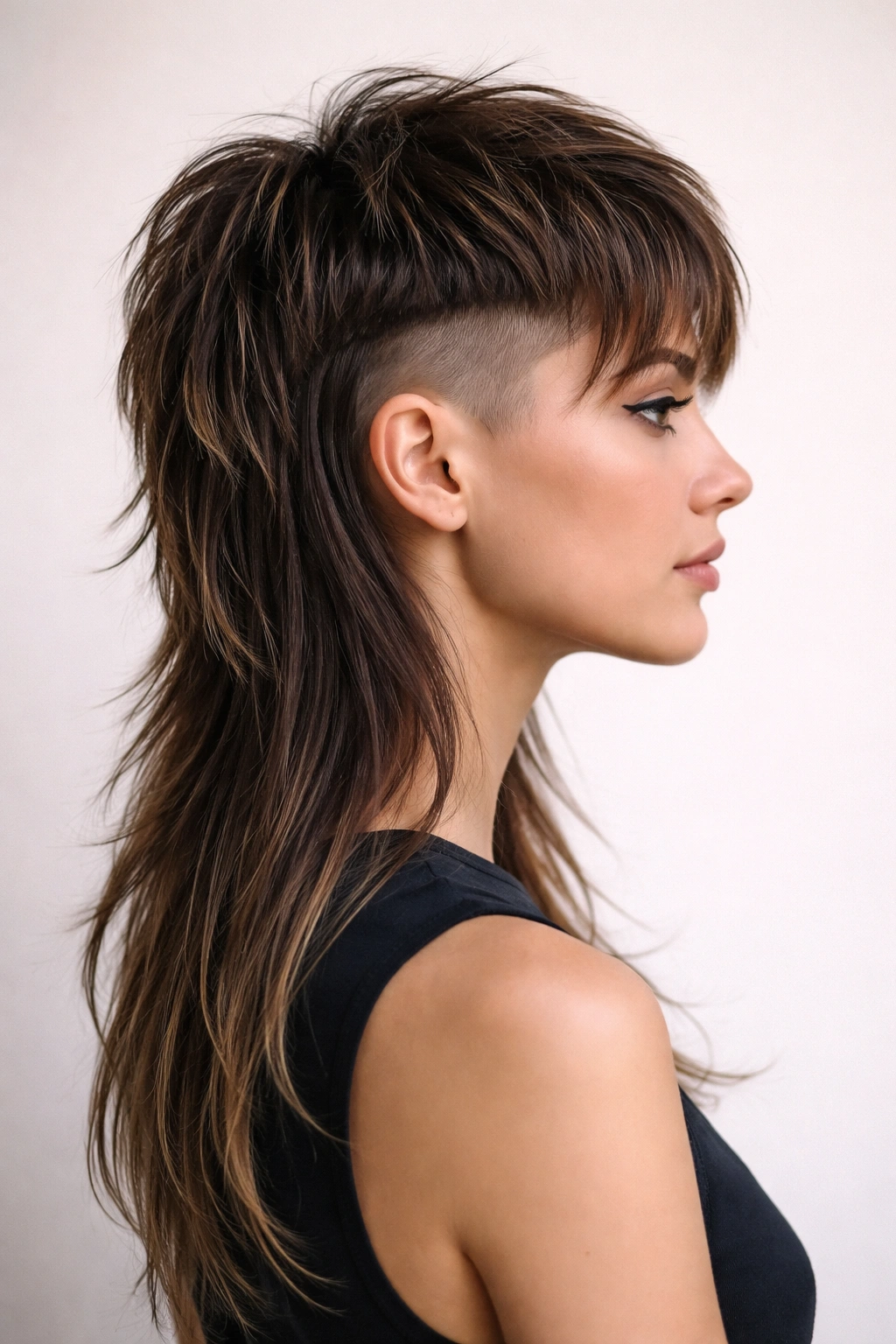 12 Undercut Hairstyles For Women Who Crave Edge 6 Modern disconnected undercut mullet with long back