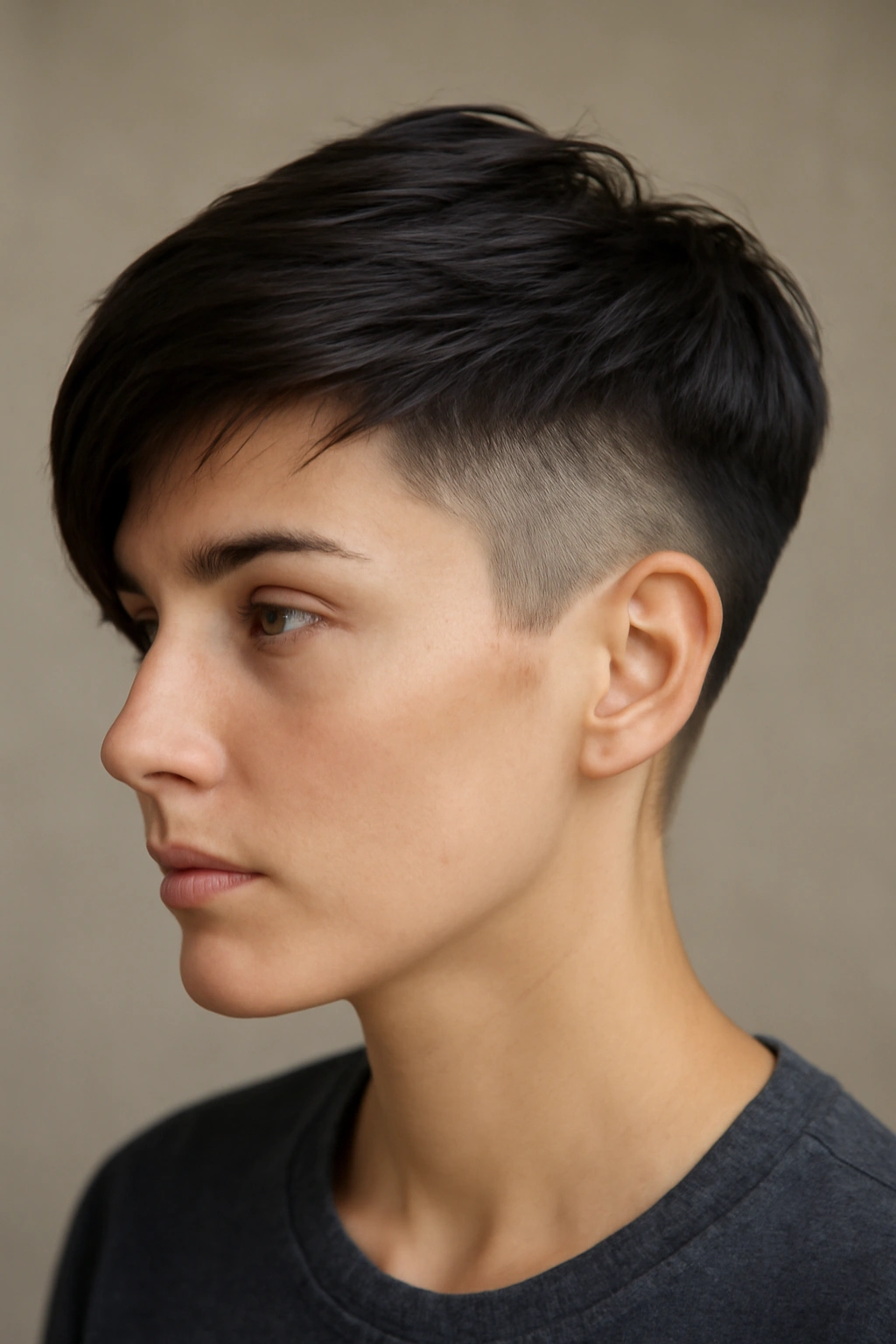 12 Short Haircuts With Highlights That Truly Stand Out 11 Undercut with peekaboo highlights hidden under the top layer