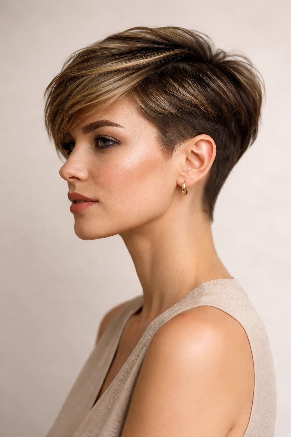30 Short Haircuts Women Swear By And Rebook 30 Sophisticated undercut pixie hairstyle with longer top and short sides