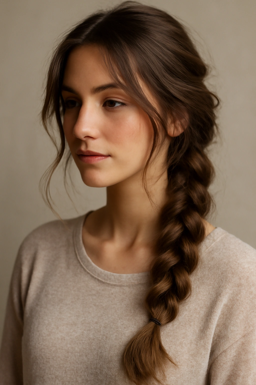 25 Effortless Long Hair Hairstyles Every Woman Needs 9 Loosely braided hair with face-framing pieces