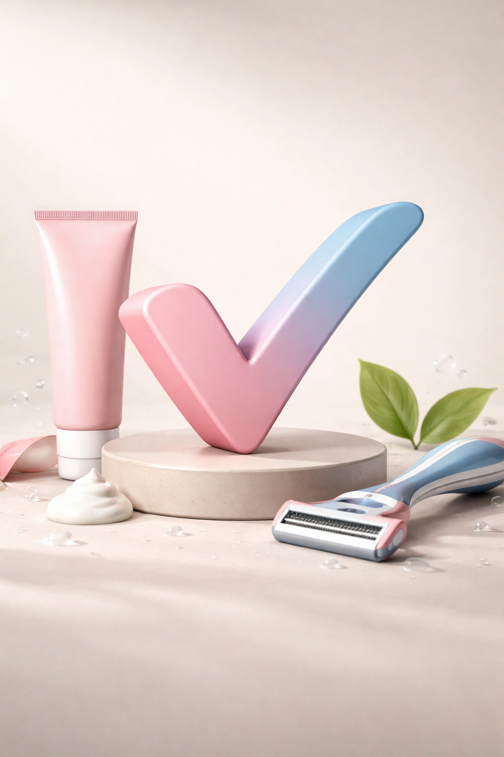Abstract checkmark representing the hair removal method verdict