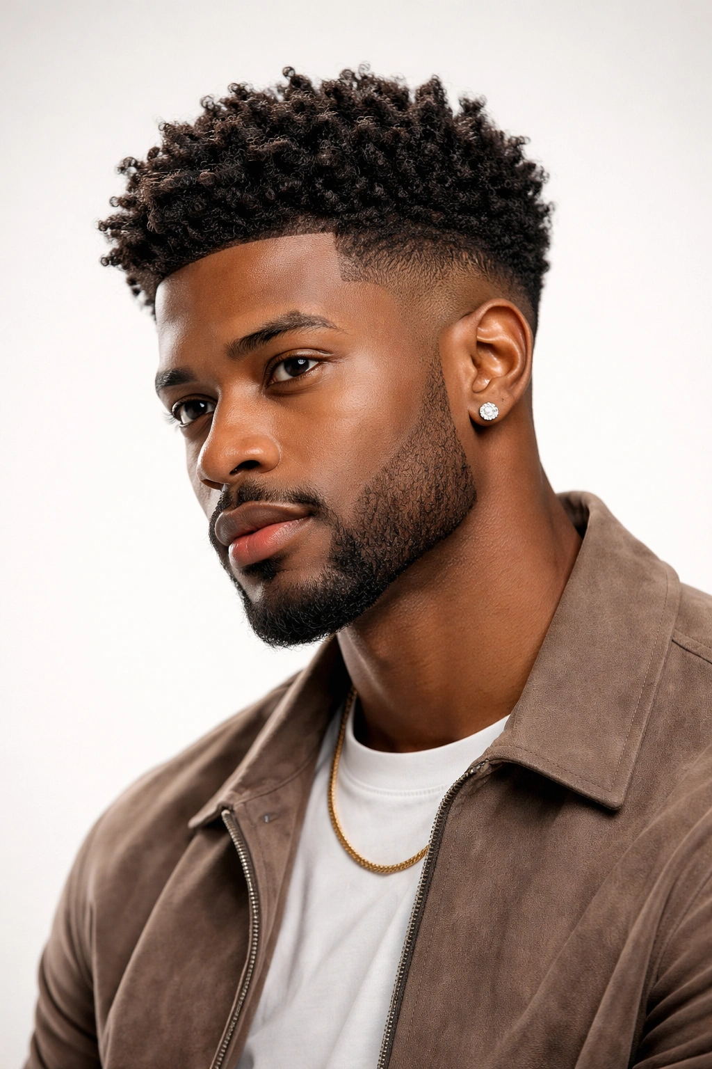 Portrait of a man with a versatile textured haircut