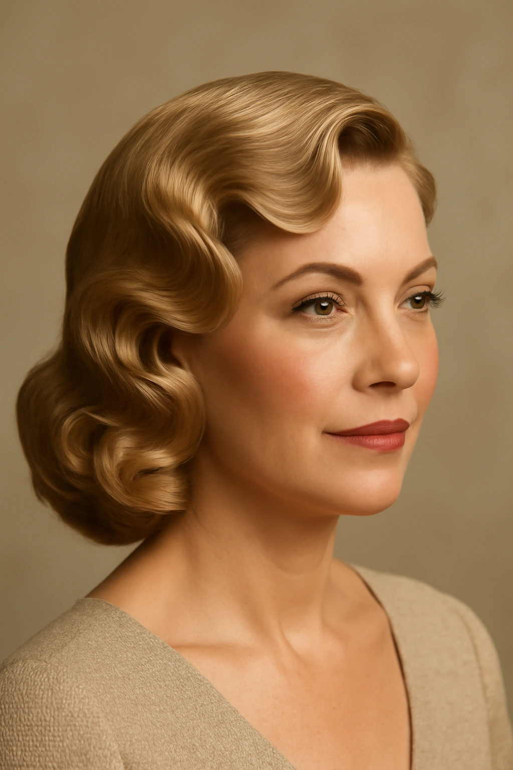 Mother of the Bride? 12 Pretty Short Hair Styles 12 Vintage Hollywood waves brushed into glamorous, smooth waves