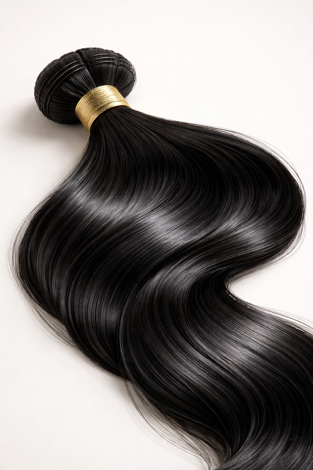 Premium virgin hair bundle highlighting durability and value