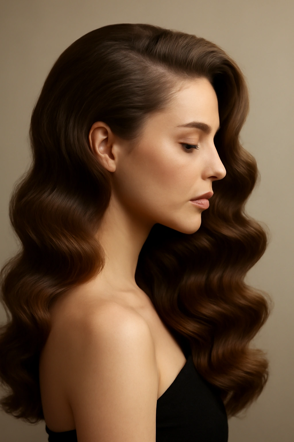 10 Effortless Hairstyles for Any Formal Event 8 Large loose curls swept to one side with a deep side part