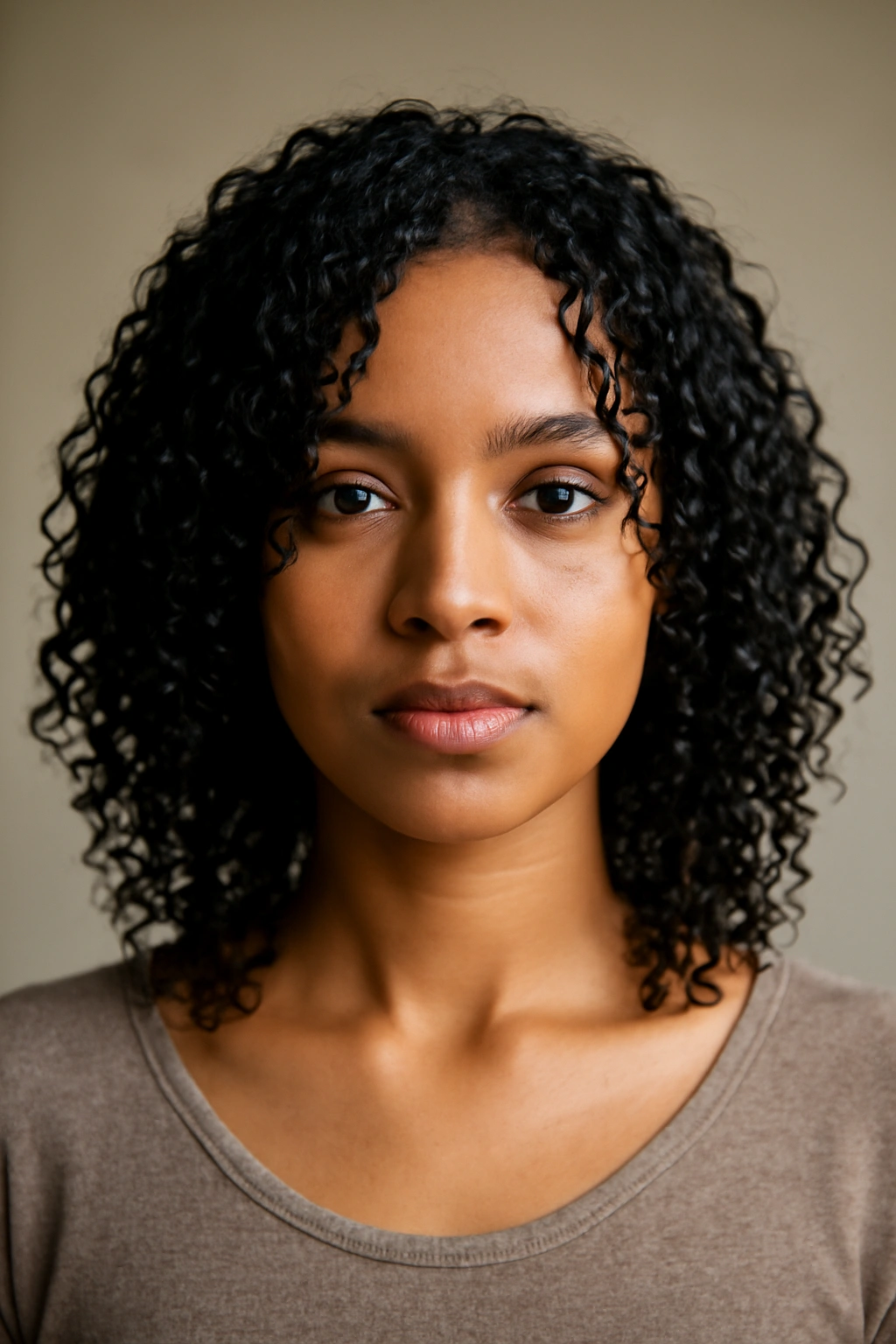 15 Beautiful Ways to Wear Your Naturally Curly Hair 1 Close-up of natural curls in a wash-and-go style with defined moisture-rich clumps
