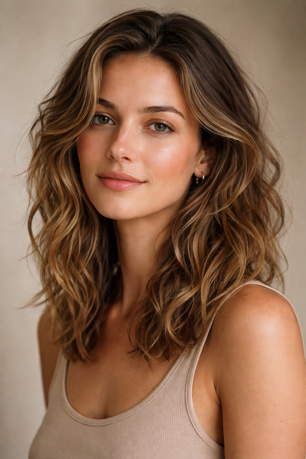10 Wash And Wear Styles For Effortless Mornings 1 Close-up portrait of a natural, air-dried wash and wear hairstyle with visible texture