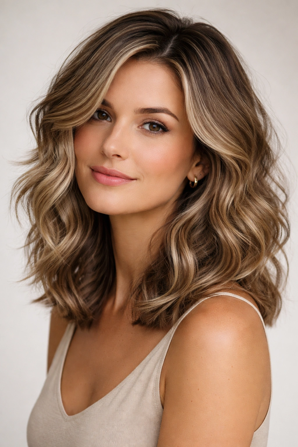 20 Short Curly Hairstyles Women Over 30 Love 8 Shoulder-length waves with seamless blend and face-framing layers