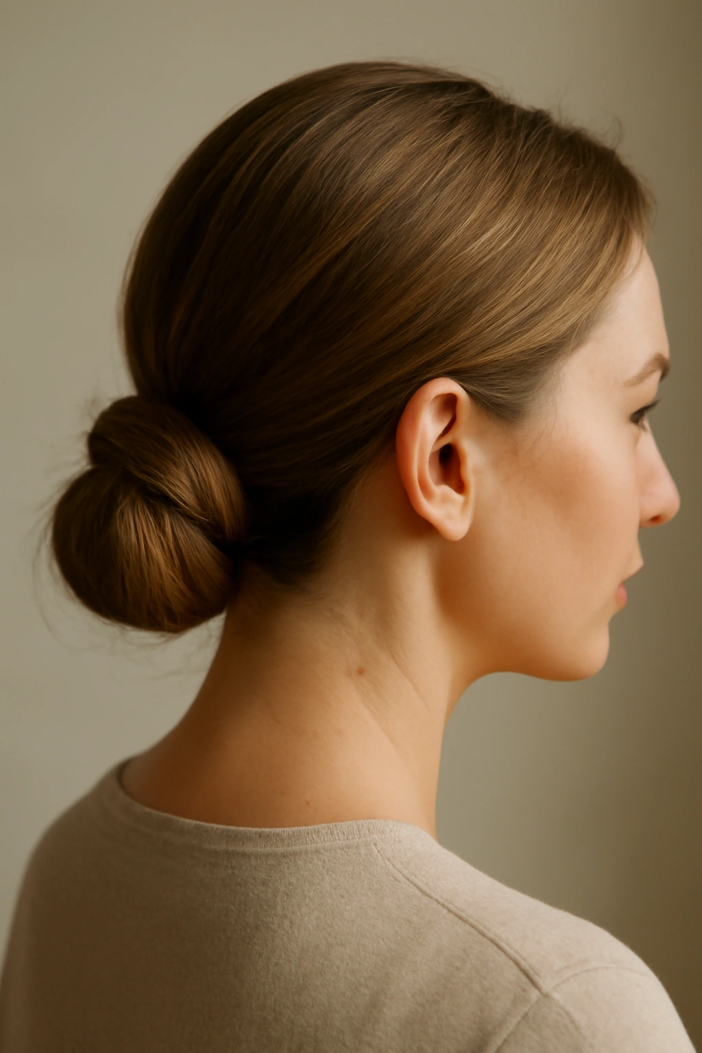 15 Easy Short Hair Updos That Work for Any Occasion 5 Wrap-around bun with wrapped strand around base of low ponytail