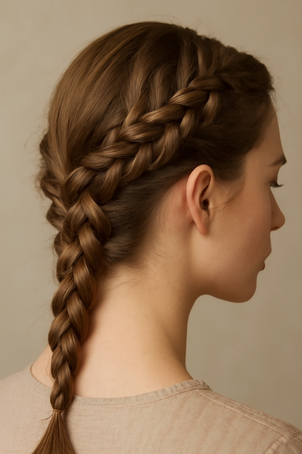 18 Braided Hairstyles for the Office and Weekends 15 Zigzag braid across crown with geometric pattern in professional hairstyle.
