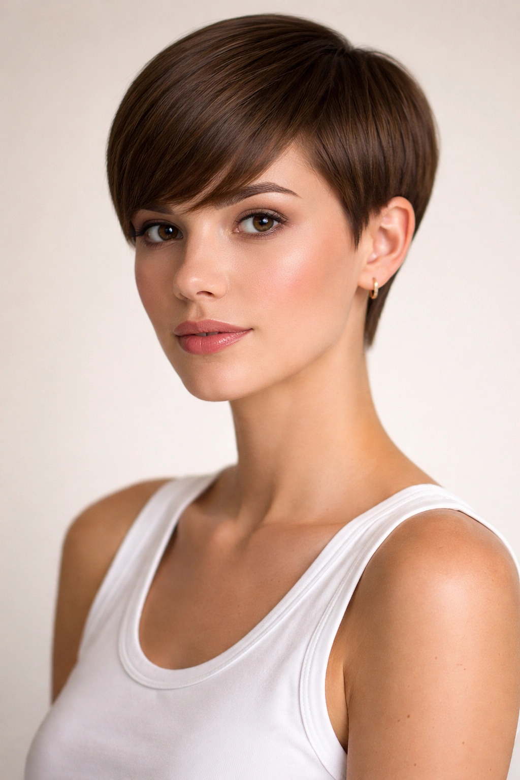 30 Pixie Cuts For Women Who Hate Fussing 14 Straight pixie cut with blunt lines and smooth finish